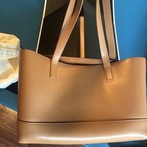 Teddy Blake GUC Small Alice Tote with wristlet Camel Color